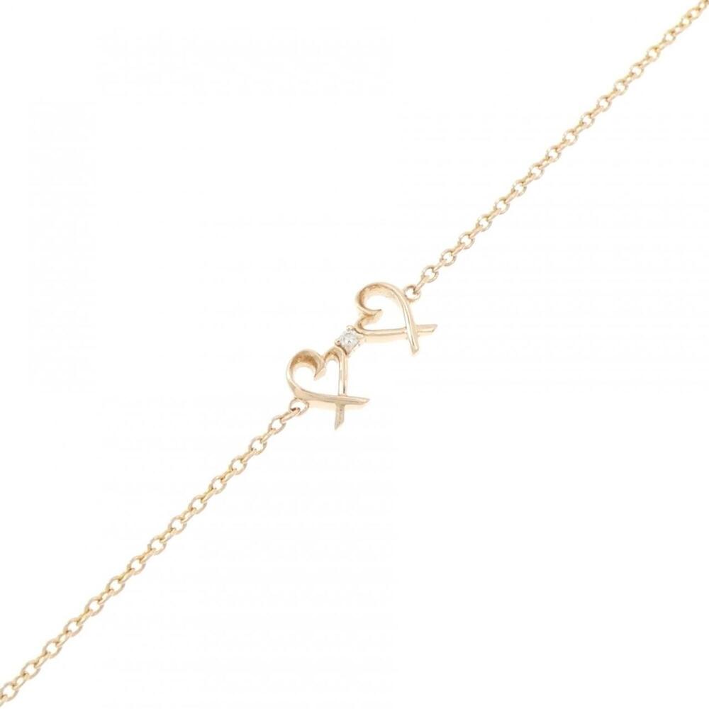 TIFFANY & CO. Gold Heart Charm Bracelet